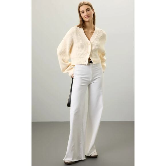 TOCCIN X RTR Off-white Solid Beach Cardigan - Picture 3 of 9